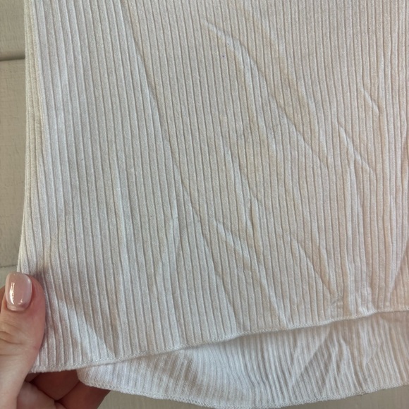 Free People Intimately White Ribbed Tank - Picture 3 of 6